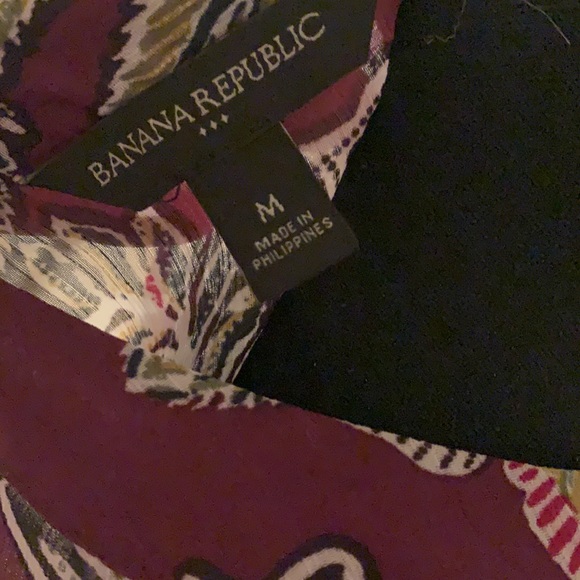 Pheasant ~ Sheer Top Size Med Banana Republic - Picture 7 of 8